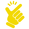 Icono de una mano que representa la facilidad